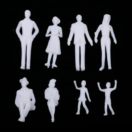 1/30 Human Figures Passenger Sitting & Standing Postures for Street Scenery